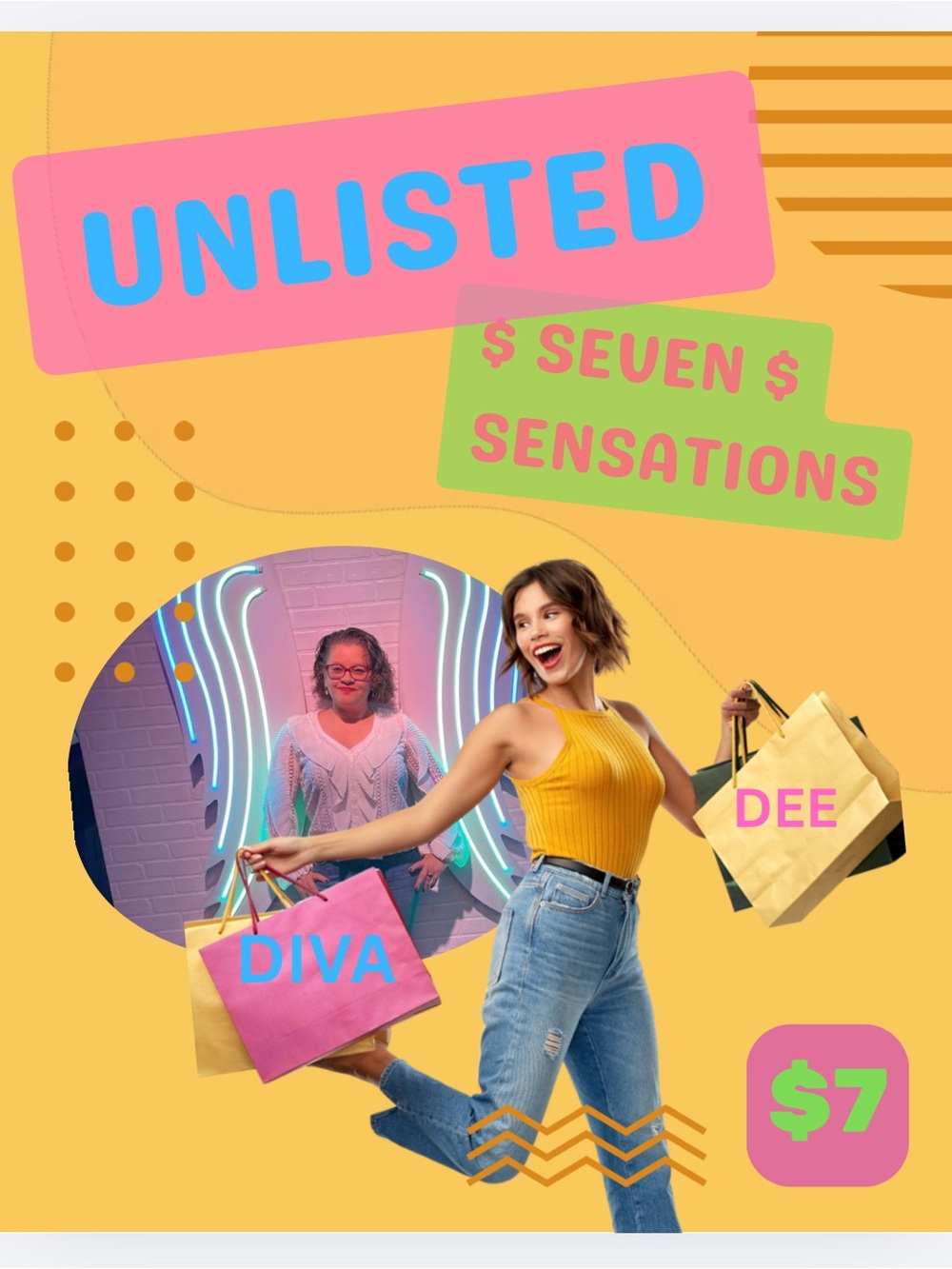 Seven $🔥UNLISTED🔥Sensations. Any callouts are rare/shown on live.Bid Responsibly